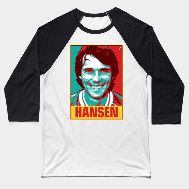 Hansen Baseball T-Shirt by DAFTFISH